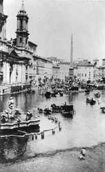 Piazza Navona, Roma, c.1865